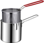 Piastra anti-ossidativa per frittura, Tempura, piastra per patatine, piastra per frittura, set di sifone con sifone,  brasiera, utensile da cucina