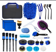 Set di pulizia per autovetture con 30 pezzi, set di pulizia per autovetture, set di pulizia per autovetture