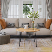 Set 4 Gambe per Tavolo 12x12x71 cm in Acciaio Preforato Nero