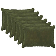 Cuscino con cuscino HOUTEN 6 pz Verde Fleece in microfibra 932274