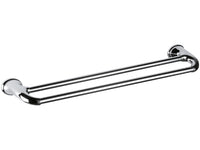 Porta salviette doppio da muro 60 cm - serie 900