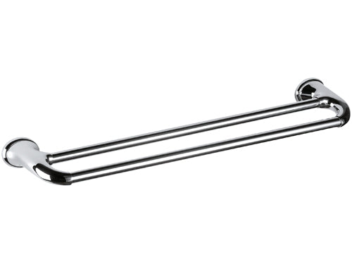 Porta salviette doppio da muro 60 cm - serie 900