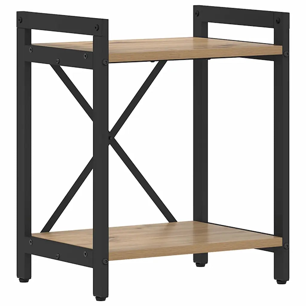 vidaXL Libreria rovere artigianale 40 x 30 x 48.5 cm Legno multistrato