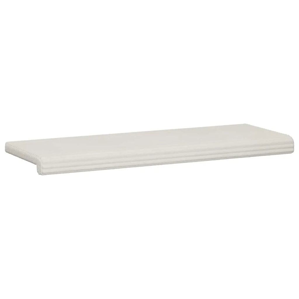 Cuscino per panchina Corduroy Morbido Crema Profondità 35 cm 42043375
