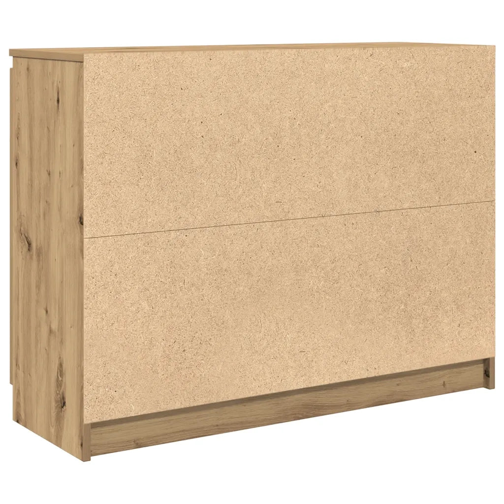 Credenza | Madia | Buffet da pranzo | Armadio da pranzo con Cassetti Rovere Artigianale 100,5x35x76 cm