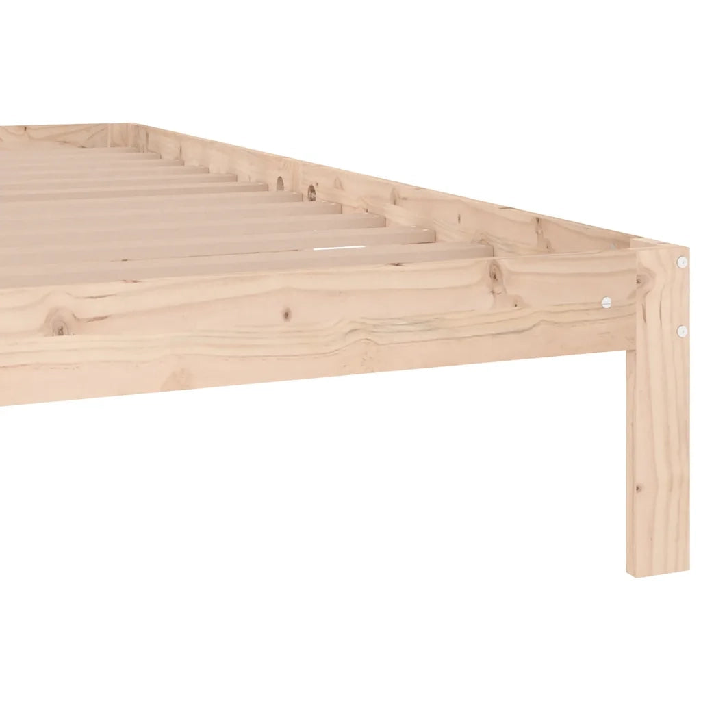 Letto matrimoniale | Letto per adulti | Giroletto in Legno Massello 180x200 cm Super King