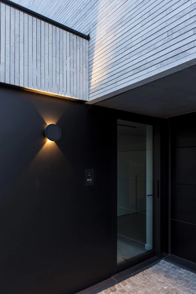 Applique esterna solare BELKA HYBRID LED 9W grigio Lutec