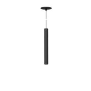 Atmos Lampada a Sospensione Slim LED Tubolare 6W, Installazione Encastro o Superficie, Temperatura Variabile 2700K-4000K, Smart Tuya, Nero Opaco