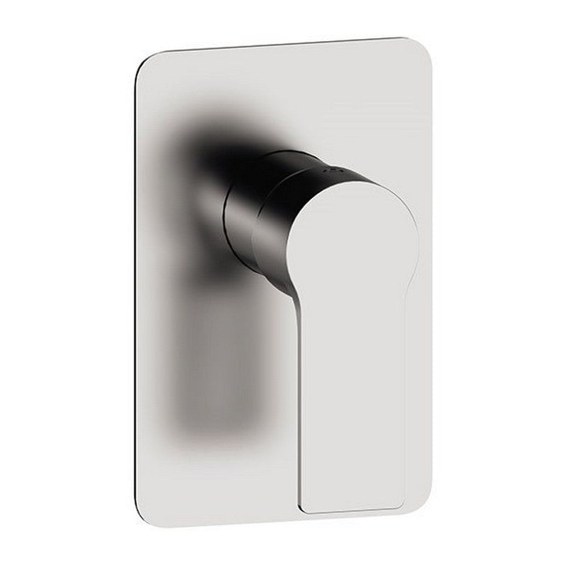 Miscelatore ad incasso con piastra rettangolare