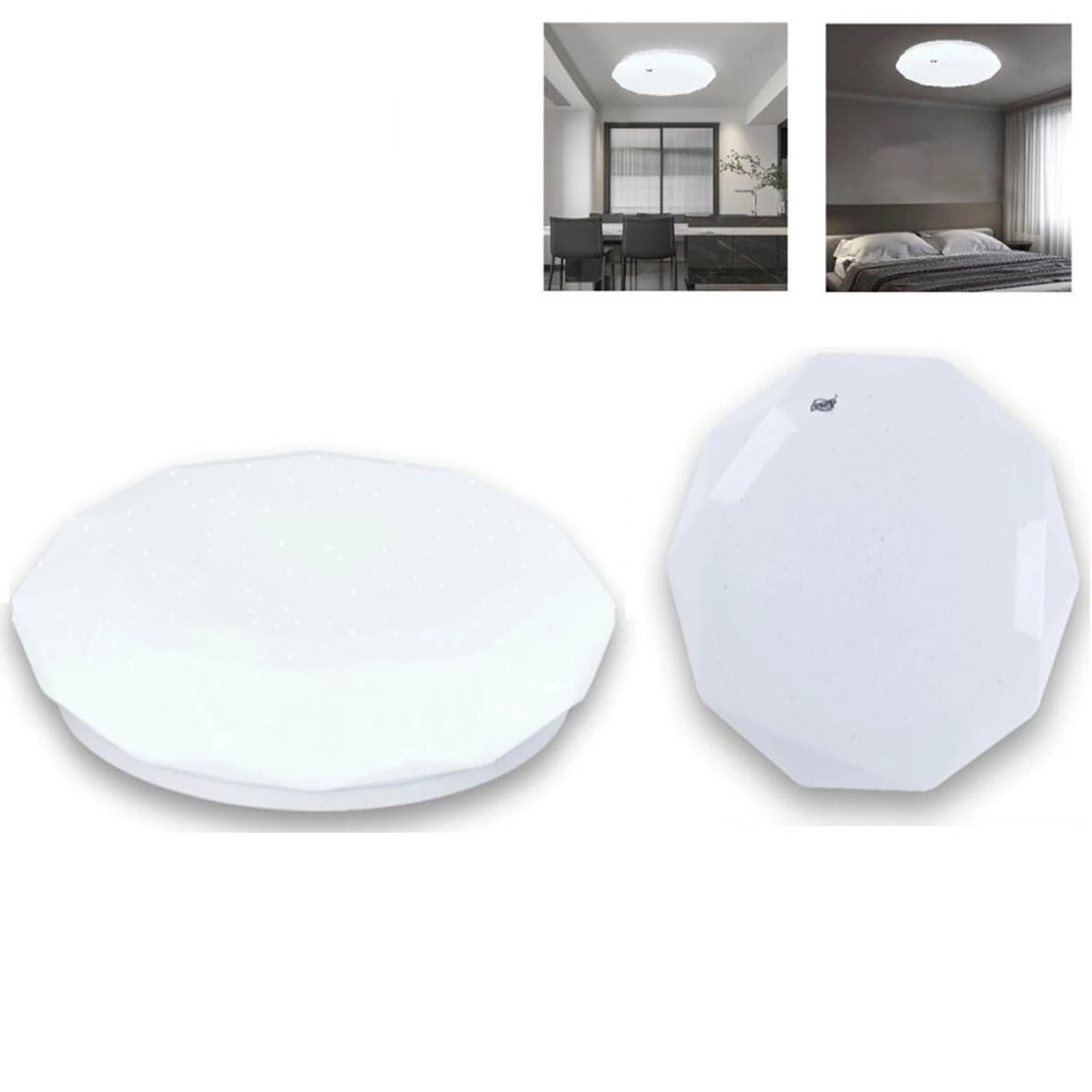 PLAFONIERA LED 55W LUCE FREDDA DIAMANTE EFFETTO CIELO STELLATO APPLIQUE BTL-804