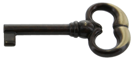 chiave antichizzata art.33730 mm.35/62 bronzo sfumato cod:ferx.398