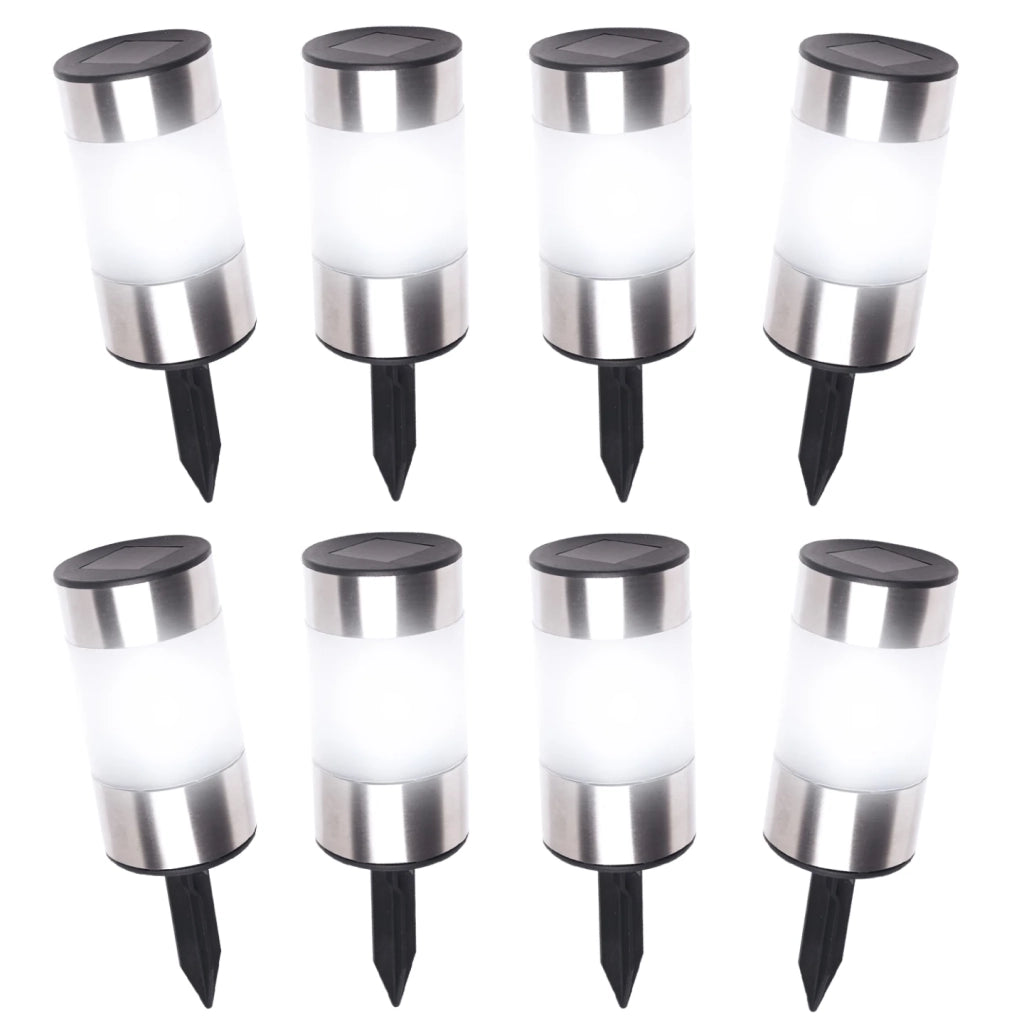 IDMarket - Set di 8 dissuasori di design 2 in 1 in acciaio inox