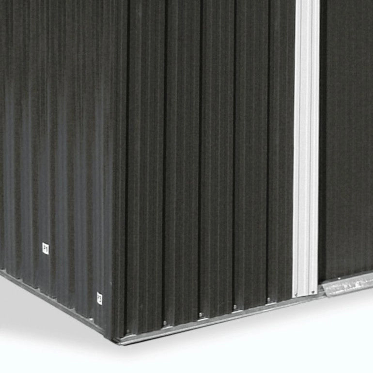 Casetta in metallo Ezooza Bertram 204 x 132 x 186 cm colore antracite