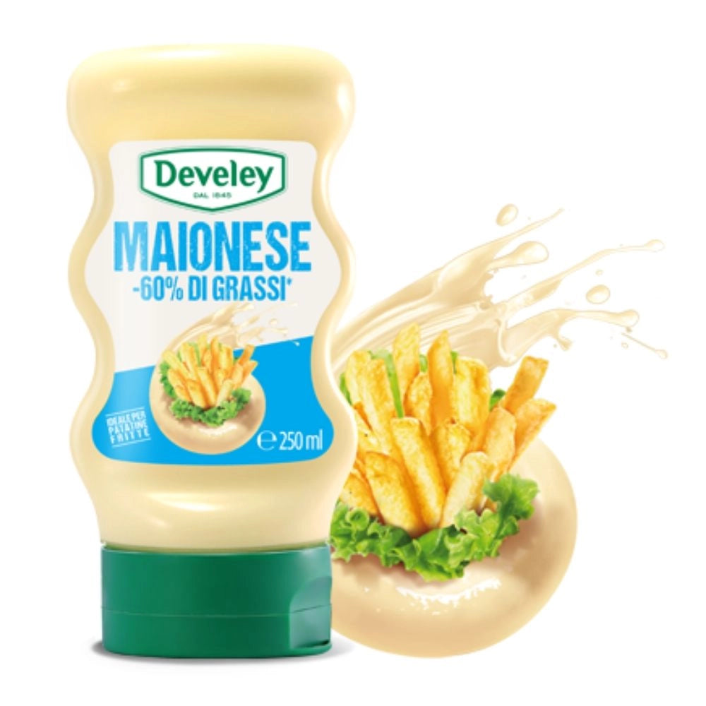Develey maionese light -60% di grassi confezione squeeze da 250 ml