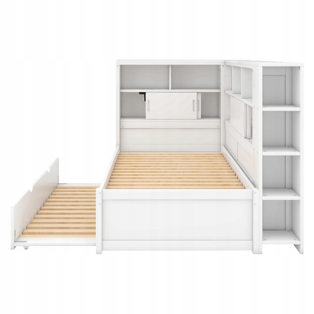Letto singolo - Xylo - 90x200 cm - Bianco