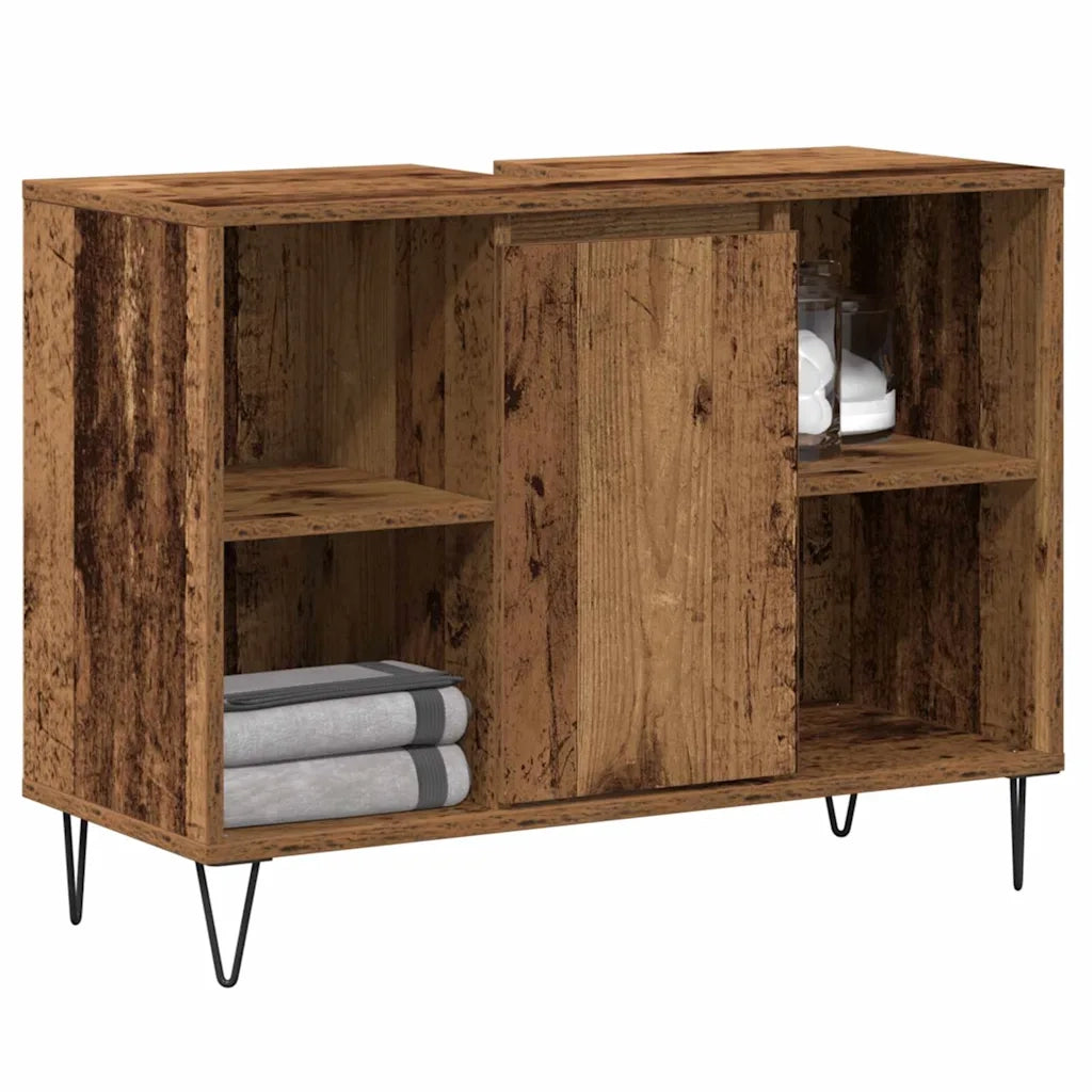 Mobile da Bagno Legno vecchio 80 x 33 x 60 cm Legno multistrato 873895