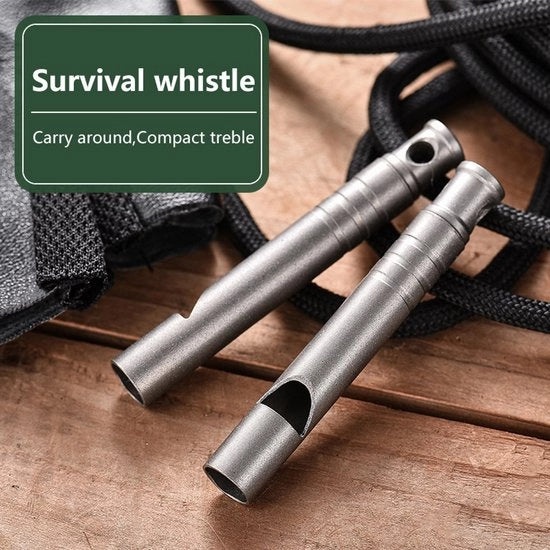 Flauto di emergenza, flauto di soccorso da 120 decibel con cinturino, flauto di sopravvivenza per esterno, utilizzato per interventi di soccorso, escursioni, addestramento cani e allenamento sportivo.