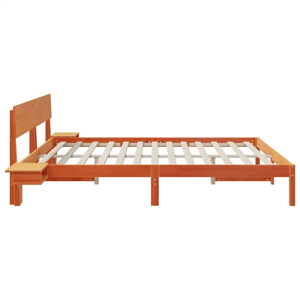 Struttura del letto Marrone cerato 200 x 200 cm Pino massello 3385750
