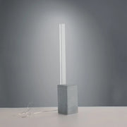 Lampada Da Tavolo Moderna Melbourne Cemento E Alluminio Led Integrato 10W 4000K