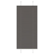 Tenda Plissettata Nera 65x100 cm Larghezza Tessuto 64,4 cm