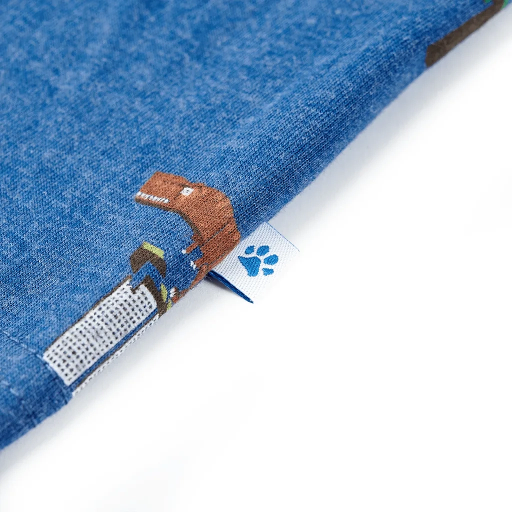 Maglietta da Bambino Blu Scuro MÃ©lange 104