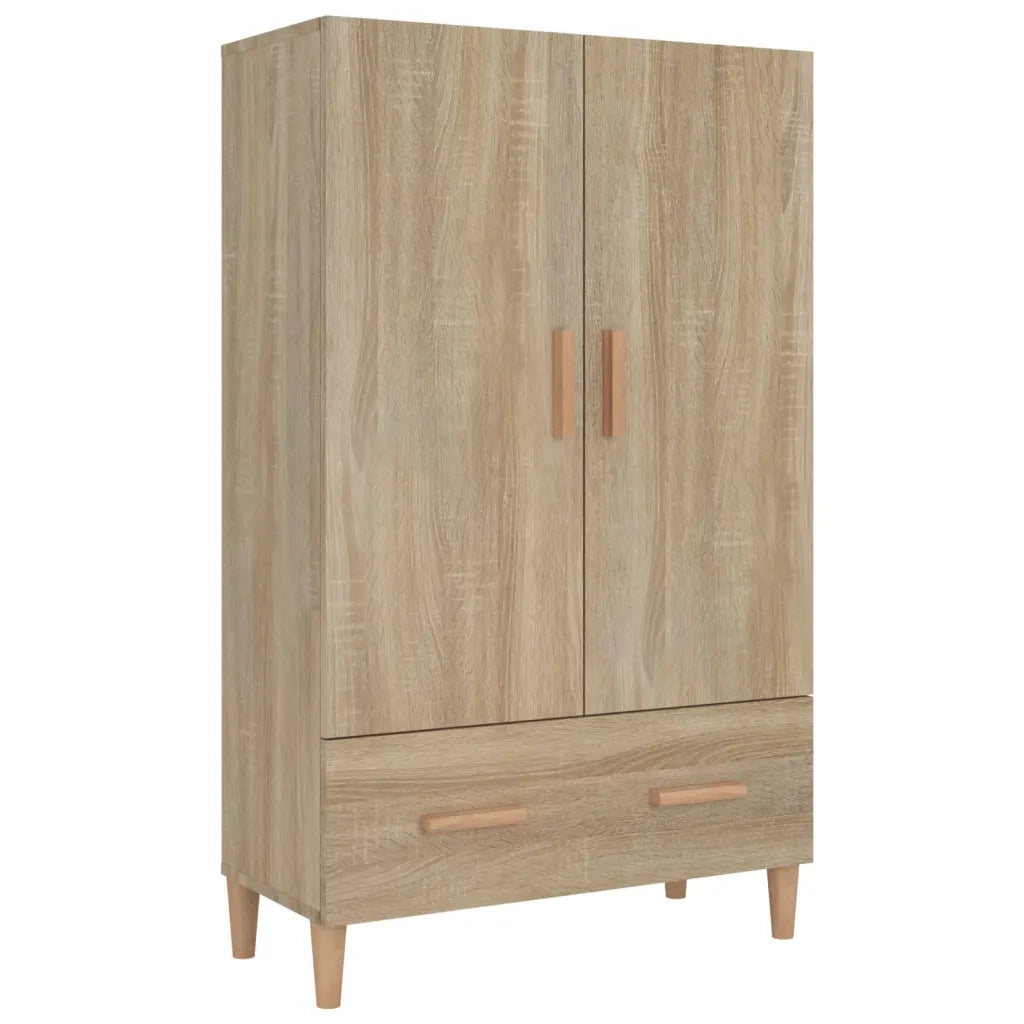 Credenza Rovere Sonoma 70x31x115 cm in Legno Multistrato cod mxl 18691