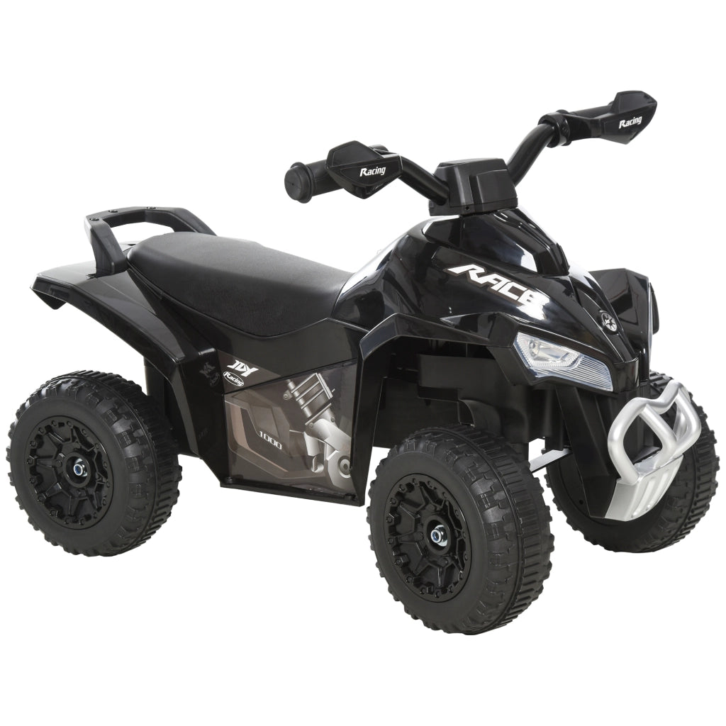 Portagiochi Quad Bambini 18-36 Mesi con Luci e Suoni ¨C Zephmum ¨C 67x38x44 cm Nero