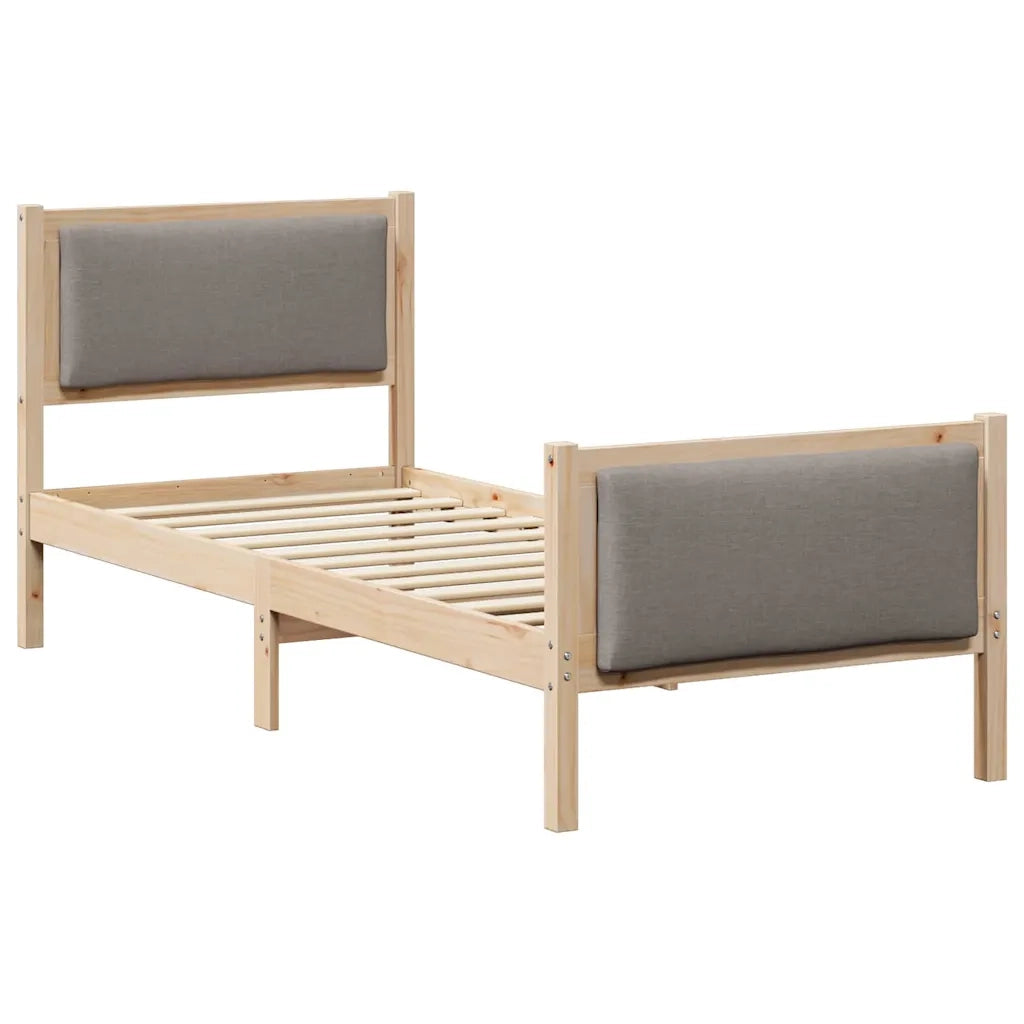 Struttura del letto con testiera Talpa 80 x 200 cm Tessuto 878362