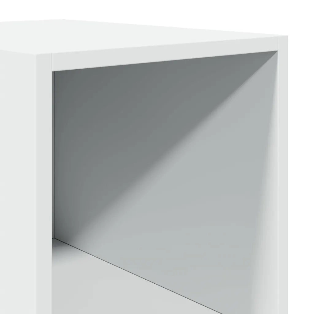 Credenza | Madia | Buffet da pranzo | Armadio da pranzo Bianca 30x41x185 cm in Legno Multistrato