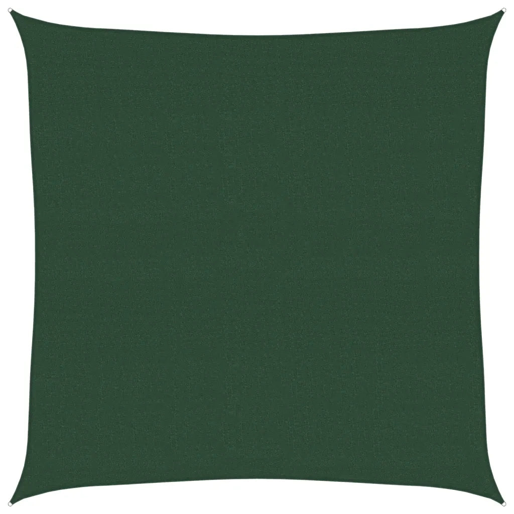 Vela Parasole 160 g/m² Verde Scuro 7x7 m in HDPE 311445