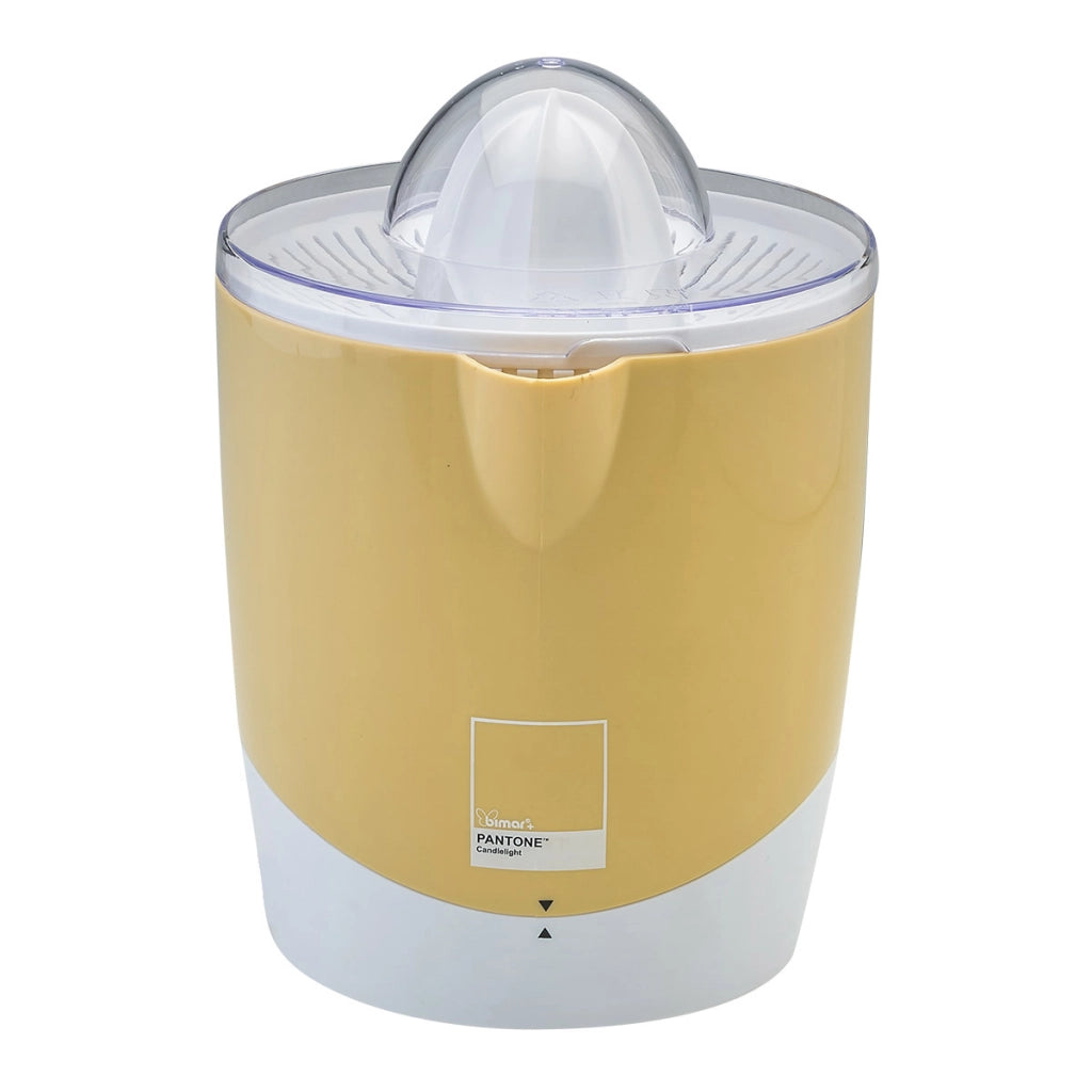 Bimar Spremiagrumi Elettrico Pantone PMS300 Caraffa Graduata 1L Doppio Cono Accensione Automatica