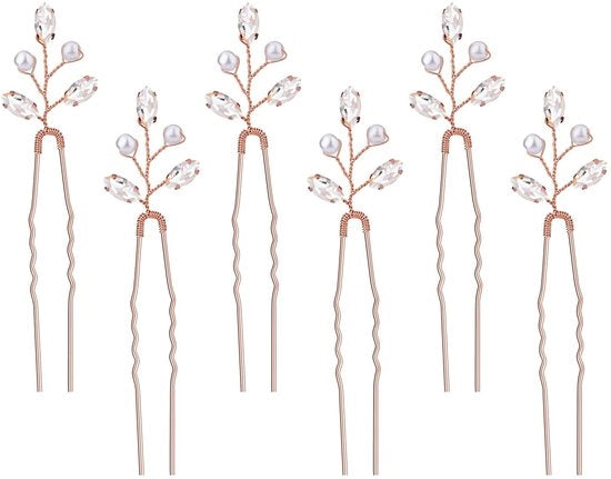 Accessori per capelli per la sposa - Spilloni per capelli con pietre di strass - Accessori per capelli per la cerimonia - Spilloni per capelli per donne - Spilloni per capelli per la sposa - Spilloni per capelli per donne - Facile da utilizzare