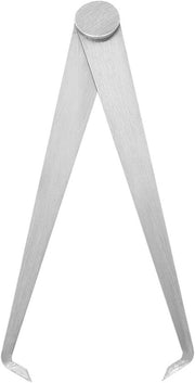 Attrezzo di misurazione per misurazione di contenitori - 15,24 cm - Misuratore di contenitori in acciaio inossidabile - Argento