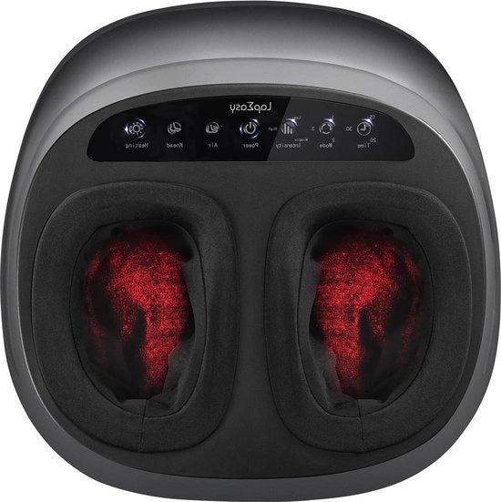 Macchina di massaggi per i piedi con compressione d'aria - calore rilassante - migliora la circolazione sanguigna - benessere dei piedi - rilassamento in casa o in ufficio - regalo per uomini e donne. Massaggio per i piedi