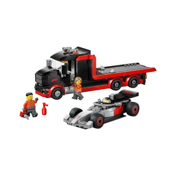Costruzioni lego 60493 city formula1 display truck con auto da corsa a