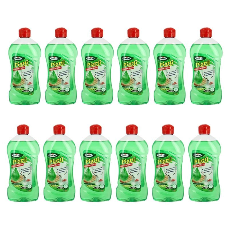 MAURY'S DETERSIVO PIATTI GEL CONCENTRATO AL LIMONE VERDE SET 12PZ - 500ML
