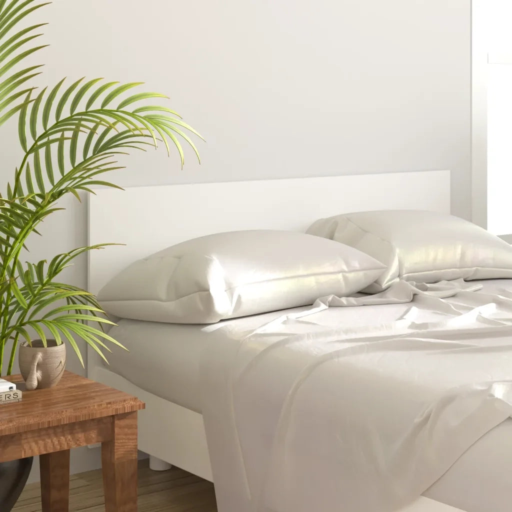 Testiera per Letto Bianca 160x1,5x80 cm in Legno Multistrato 811034