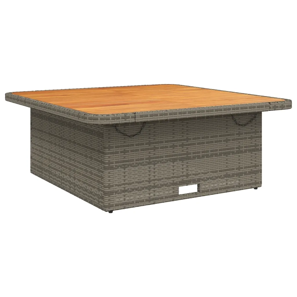 vidaXL Set Divani da Giardino 5 pz con Cuscini in Polyrattan Grigio