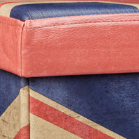 Sgabello pieghevole contenitore panca pieghevole 38 x 38 cm 2013096