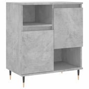 Buffet credenza cassettiera armadio mobile contenitore organizer per cucina soggiorno salotto 60 x 35 x 70 cm legno ingegnerizzato grigio 02_0031982