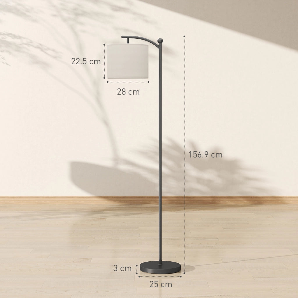 Lampada da Terra LED Dimmerabile con Telecomando, 11 Temperature e 11 Luminosit¨¤, Timer 60 Minuti, Nero