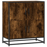 Credenza | Madia | Buffet da pranzo | Armadio da pranzo Rovere Fumo 68x35x76 cm in Legno Multistrato
