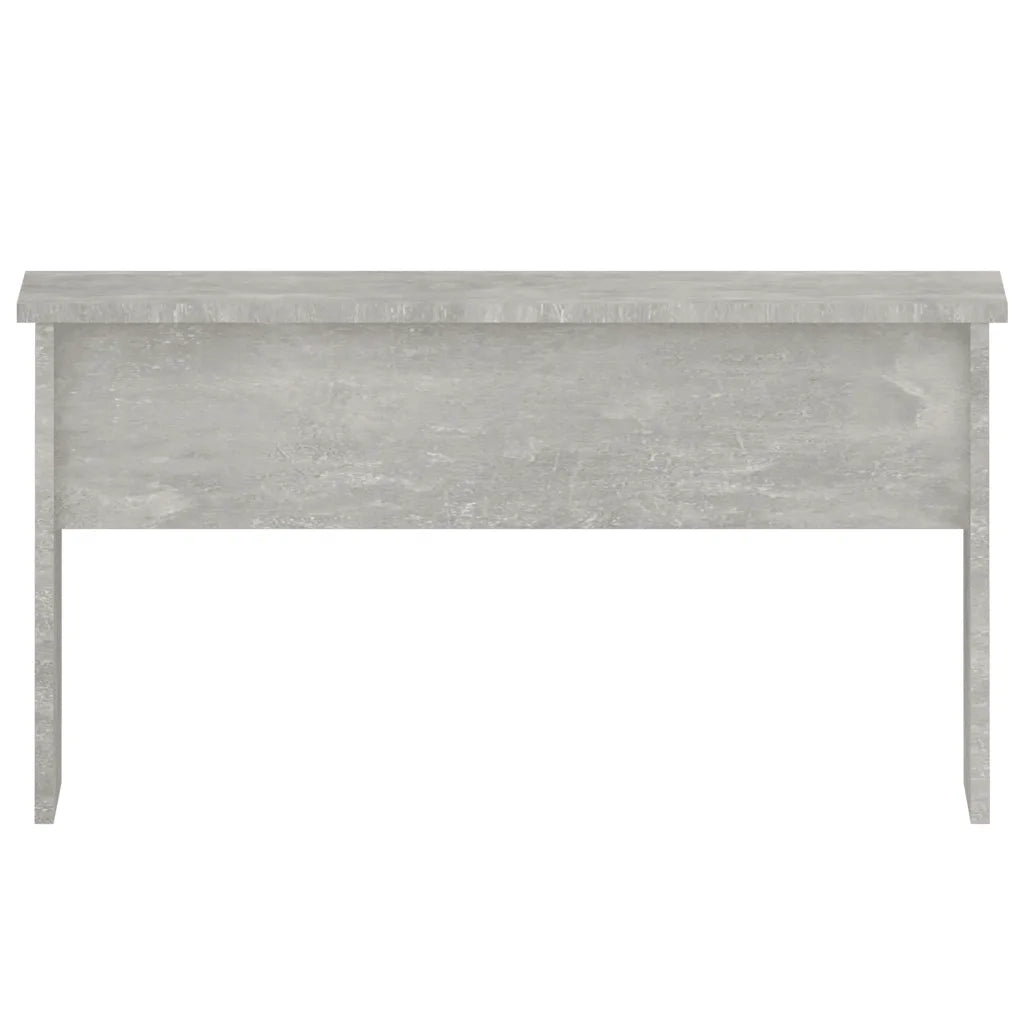 Tavolino Grigio Cemento 80x50,5x41,5 cm in Legno Multistrato 809642