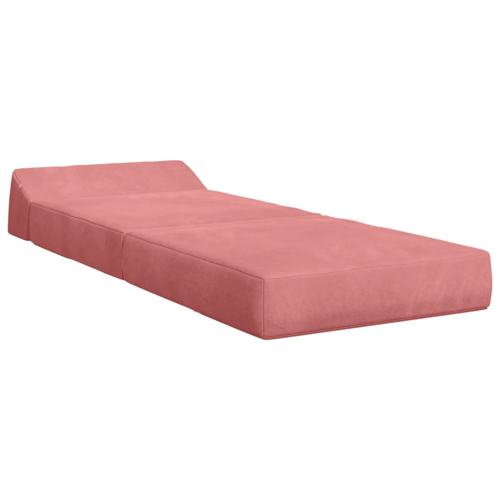 Divano Letto Pieghevole Rosa 60 x 70 x 41 cm Tessuto