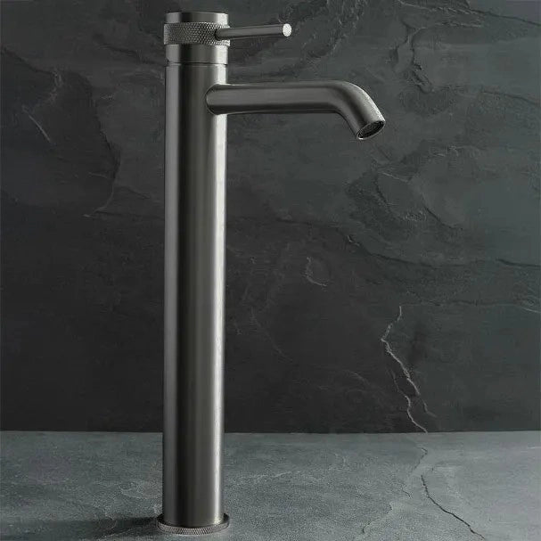 Rubinetto Da Lavabo Rea Lungo Grip Gun Grey High