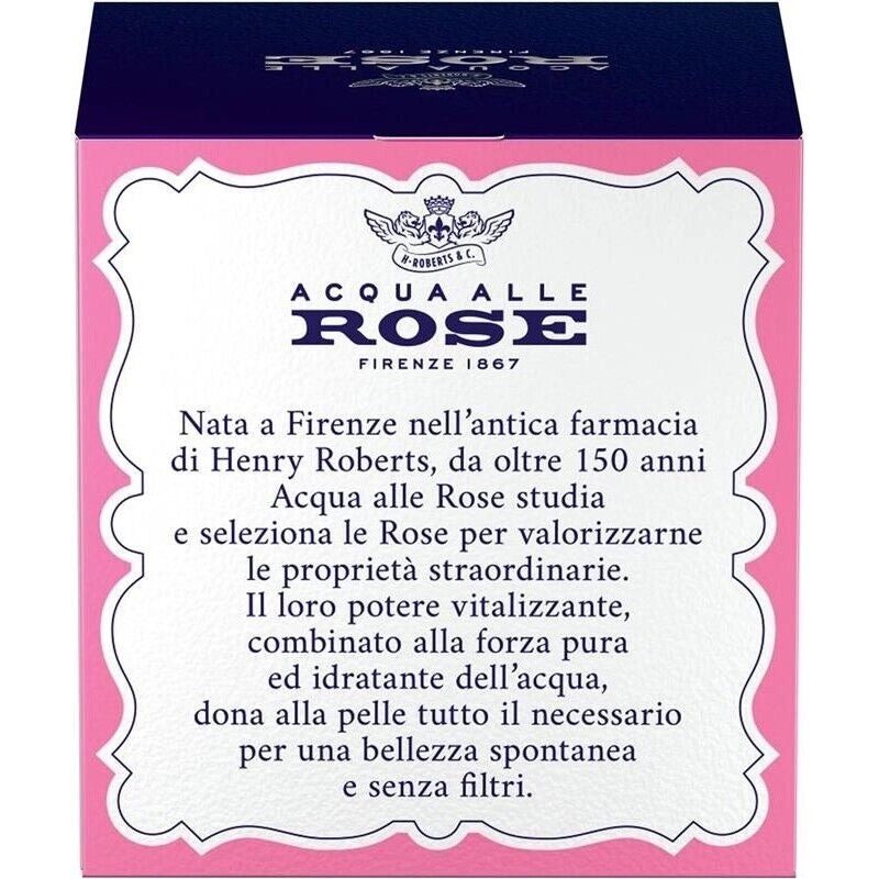 ACQUA ALLE ROSE CREMA VISO IDRATANTE LENITIVA CON ESTRATTO DI ROSA CHINENSIS 50 ML E VITAMINA B5