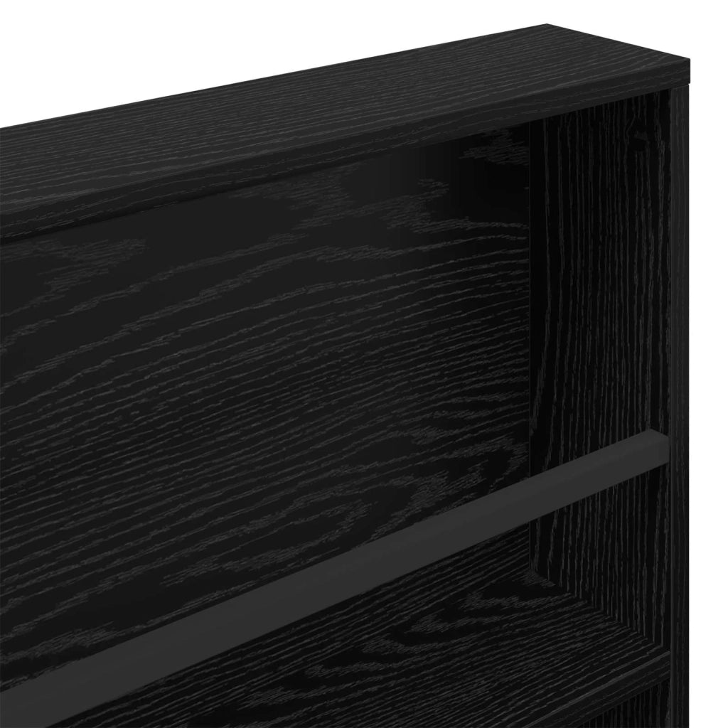 Scaffale per riviste Rovere Nero 60 x 12 x 70 cm CFW7303814