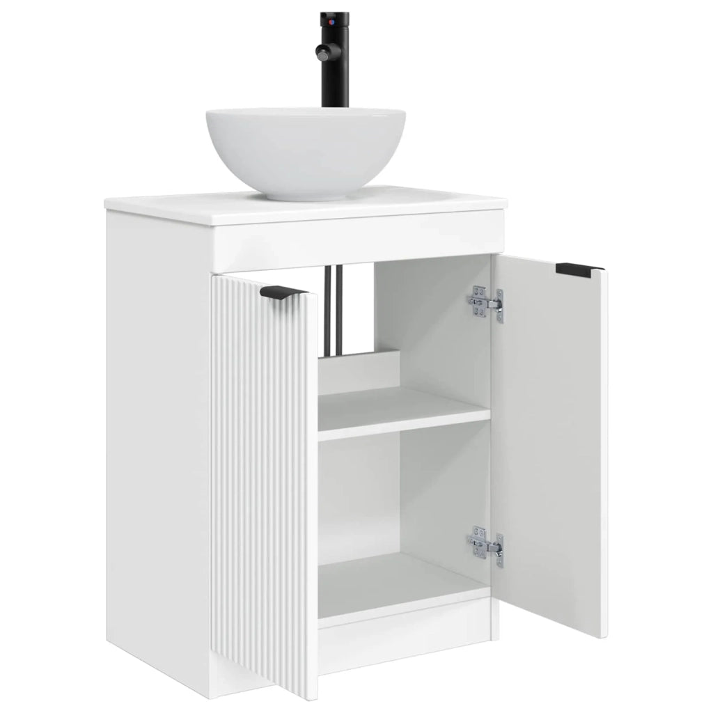 Mobile da bagno con lavabo Bianco 54 x 35 x 83 cm 890138