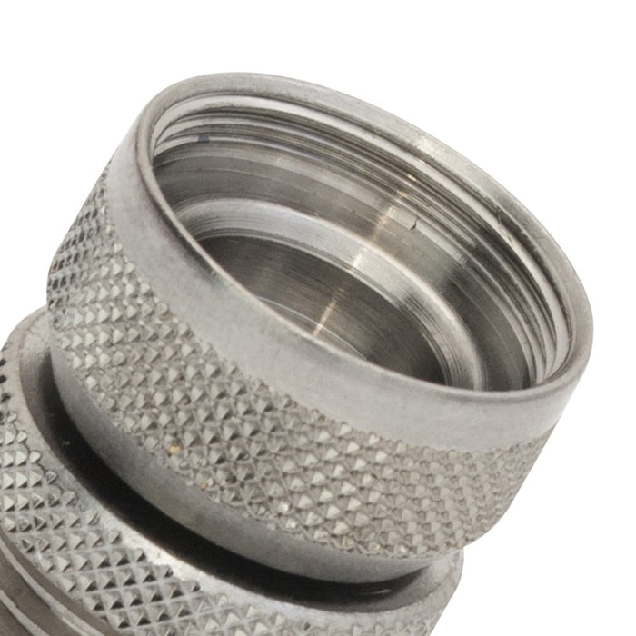 Raccordi girevoli a due pezzi in ottone cromato attacchi mf 1/2" x 22/1