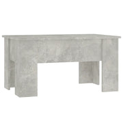 Tavolino da salotto | Tavolino da caff¨¨ | Tavolino da Soggiorno Grigio Cemento 79x49x41cm Legno Multistrato